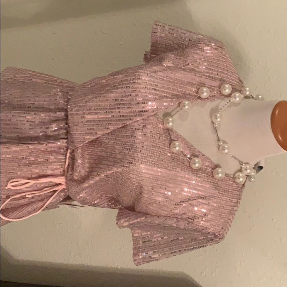 Glitter pink shirt